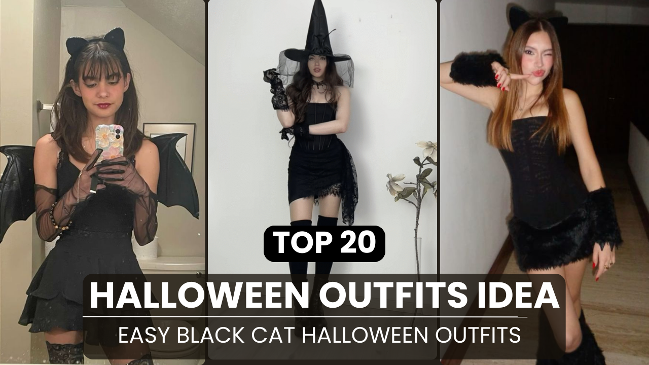 20 Easy Black Cat Halloween Outfits Idea!